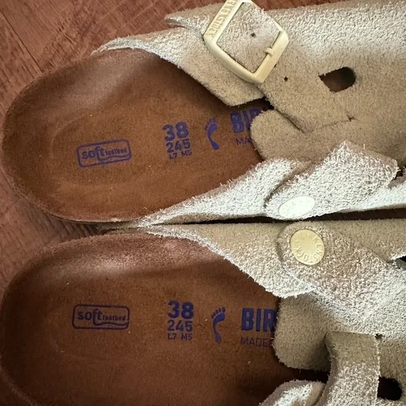 Faded Lime Birkenstock Boston Soft Footbed Clogs - Picture 8 of 8